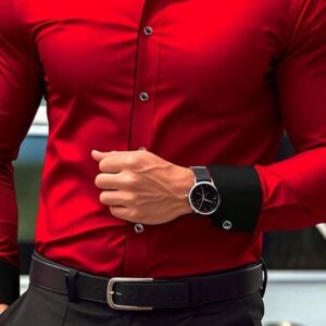 Men Shirt Red