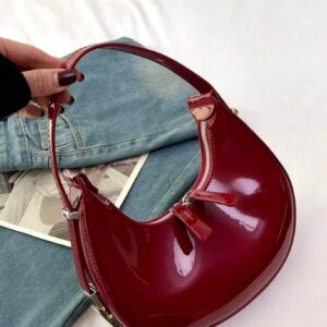burgundy bag