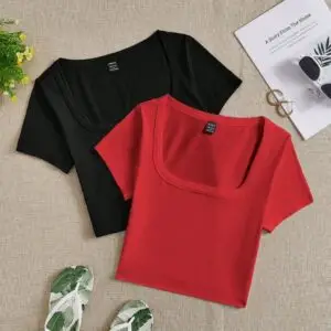 woman crop top